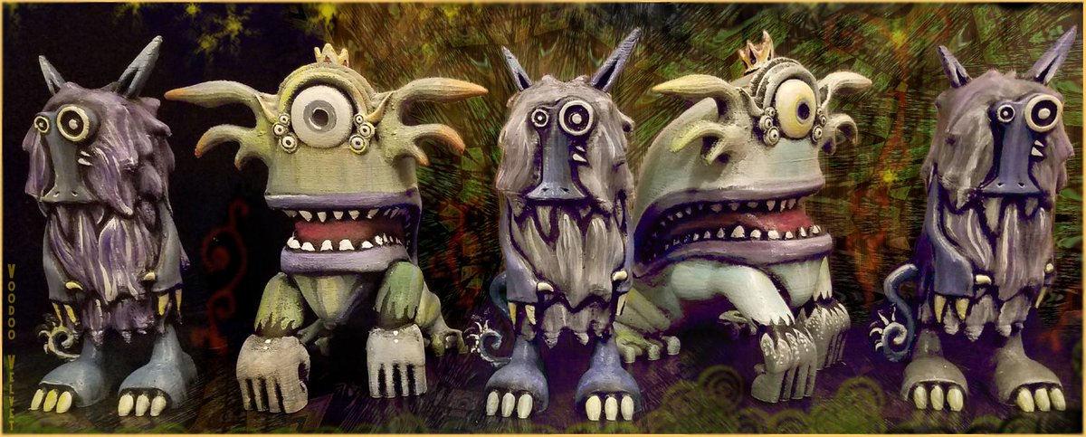 VoodooVelvet's tweet photo. Staring too long into the void,  can cause strange creatures to be deployed.
https://t.co/g03LxQwQWn
#AboveBelowWorld at @BlackForgeShop
#VoodooVelvet https://t.co/Gf7Y6aPcLH