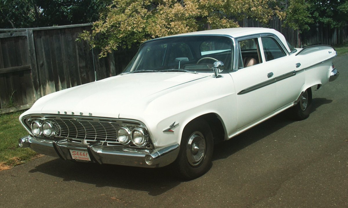 SeanA806's tweet photo. 1961 Dodge Dart D500 #1961DodgeDartD500 #DodgeDart #Dodge #Mopar #Chrysler #TheForwardLook #ChryslerForwardLook #ClassicAmericanCars #1960s #1960sAmericanCars #Early60sCars #1960sAesthetics #1960sAesthetic #VintageAesthetics #VintageAesthetic #CarsOfTwitter #SeanA806Classics https://t.co/eNjOLJCrFs
