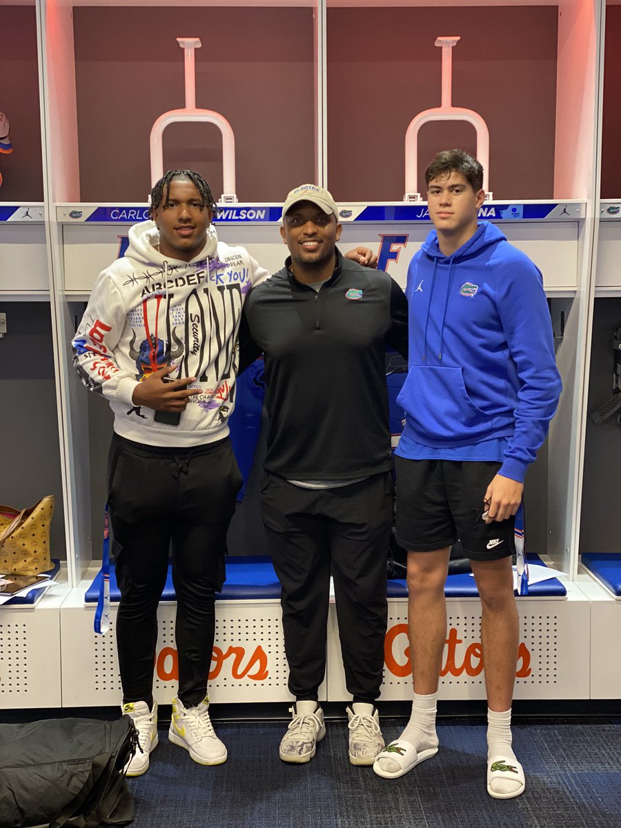 Brian Johnson (@bdjohnson3) on Twitter photo Gator Nation y’all welcome our two newest QB’s to the family <a href="/QBCarlosDelrio/">QBCarlosDelRio</a> and <a href="/KitnaJalen/">Jalen Kitna</a> Let’s get to work! #GoGators 🐊🐊 Gator Nation y’all welcome our two newest QB’s to the family <a href="/QBCarlosDelrio/">QBCarlosDelRio</a> and <a href="/KitnaJalen/">Jalen Kitna</a> Let’s get to work! #GoGators 🐊🐊