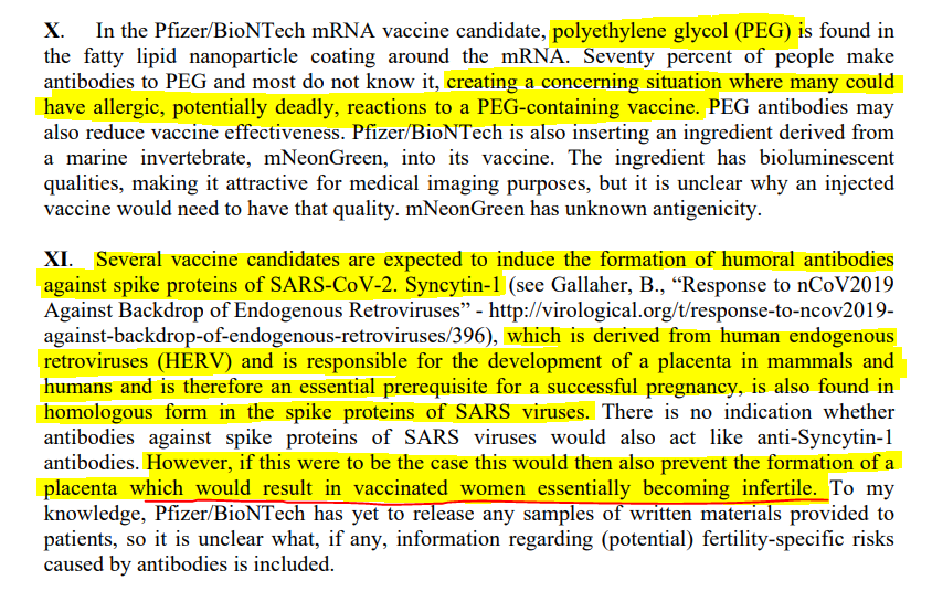 NikolovScience's tweet photo. On Dec 1, Dr. Dr. Yeadon (former Chief Scientific Advisor at Pfizer) and Dr. Wodarg filed a Petition for the immediate suspension of Pfizer's COVID vaccine due to concerns about allergies &amp; infertility: https://t.co/y02YcHlGMG

Read actual Petition here: https://t.co/fBFxE4N1Mk https://t.co/HmOKoBC6PB