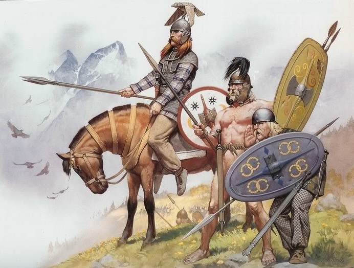 With time, the result is invariable:With the flooding in of immigrants of different backgrounds, your ORIGINAL ANCESTRAL KNOWLEDGE gets diluted and distorted - until it finally mutates into something unrecognizable. It's lost!(Pic 1 - ancient Gauls)(Pic 2 - Current "Gauls")
