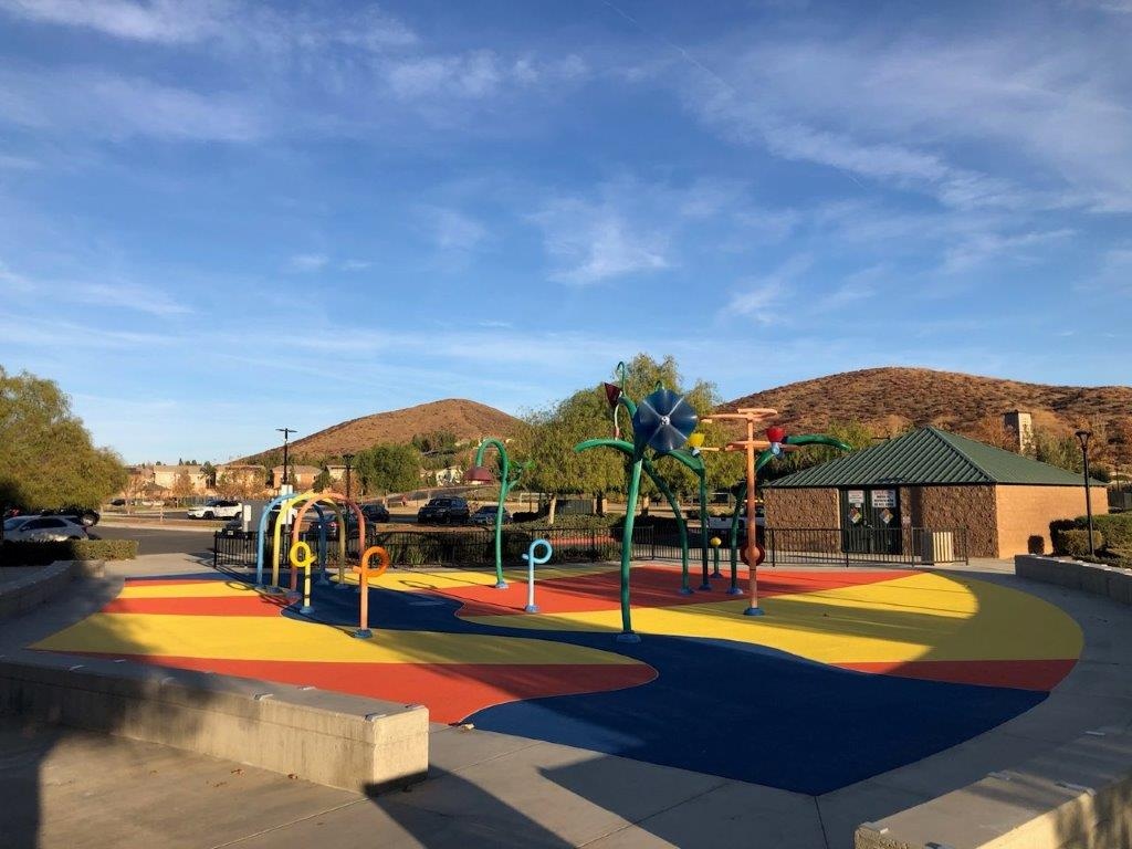 CtyLakeElsinore's tweet photo. The Canyon Hills and Yarborough Park Splash Pads are complete!⁠
⁠
These splash pads received a much needed upgrade and were recently resurfaced. We hope you are as excited as we are for these to reopen!⁠
⁠
#LEAtWork #LakeElsinore #LocalParks #SplashPads #GreatParks https://t.co/hgPq5zY61S