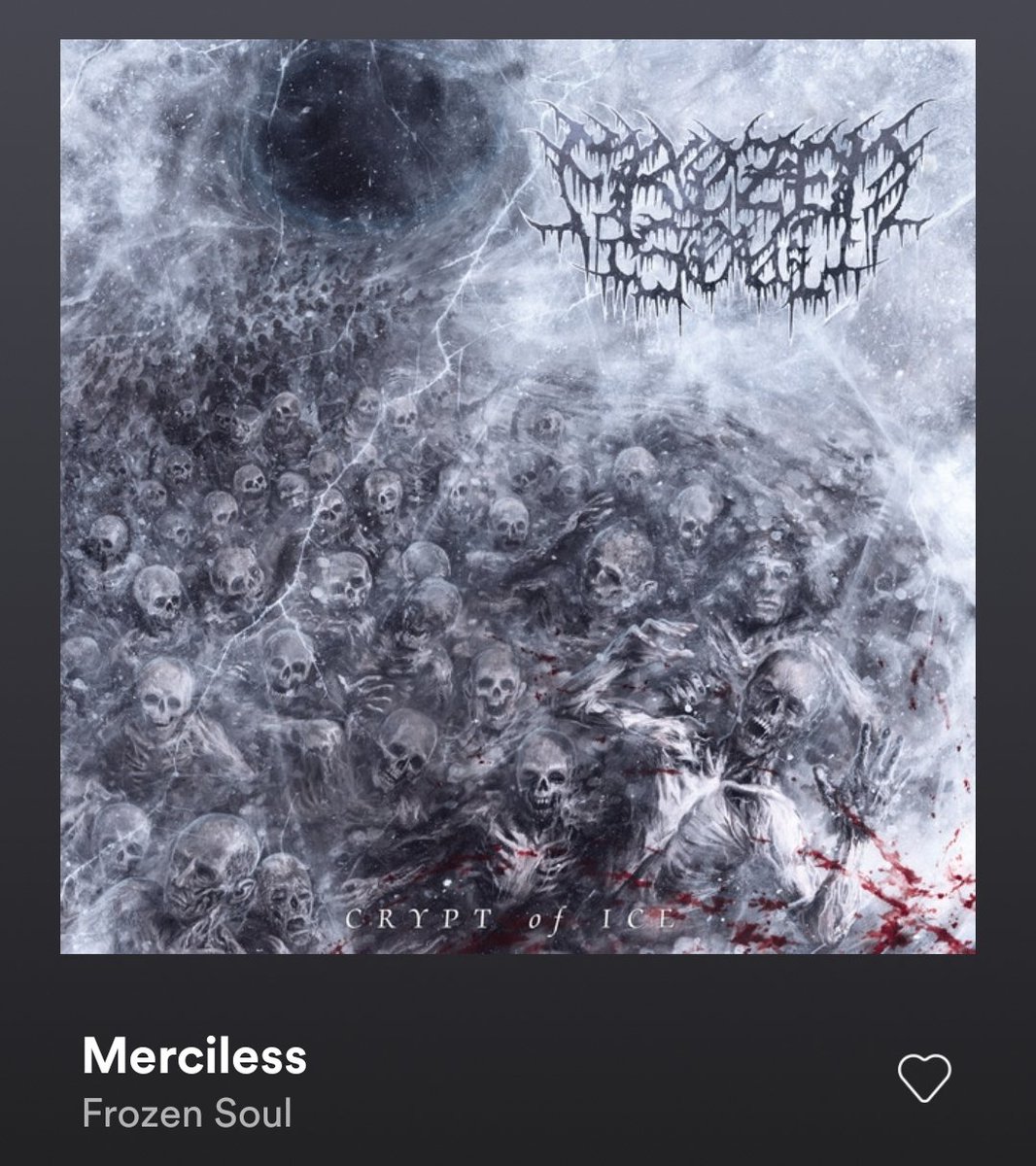 Adracom's tweet photo. 8.7/10 ๐ค๐ป
#CryptOfIce awesome death metal release #FrozenSoul
#Merciless https://t.co/FHM1kOwbX7