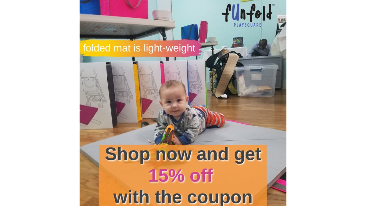 fUnfoldPlay's tweet photo. The cushiony soft foam pad in our fUnfold™ Playsquare provides a generous play area for babies.

Shop now and get 15% off with the coupon: SEASONS15
https://t.co/45WFUs9uLM   

#funfoldplay #fUnfold https://t.co/mWV0oXHofa