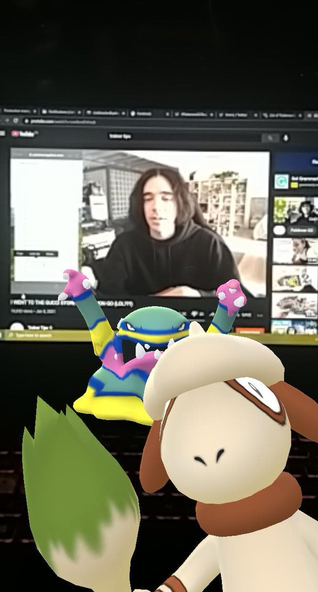 NotDeathcoreBut's tweet photo. My entry for the #PokemonGOTourContest 

The Creepy Corrosion Crew inspired by my favorite trainer Klara from Sword and her love for the creepy poisonous mons that people usually leave behind! 
I am harnessing the power of:
☠️Venomoth
☠️Arbok
☠️Muk

(Gengar hat, Spiritomb shirt) https://t.co/rx6IbkDvIG