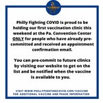 Photo by Philly Fighting COVID (@PhillyFighting)