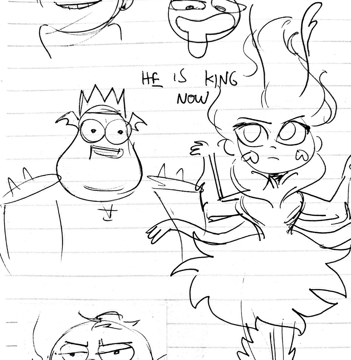 really weird old stuff from star vs! 