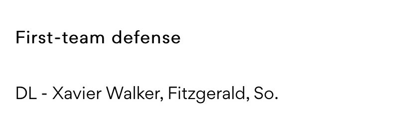 XavierW37692952's tweet photo. Thank god for my abilities I’m blessed to receive first team all region🙏🏾💯 https://t.co/PlpoUCQthW