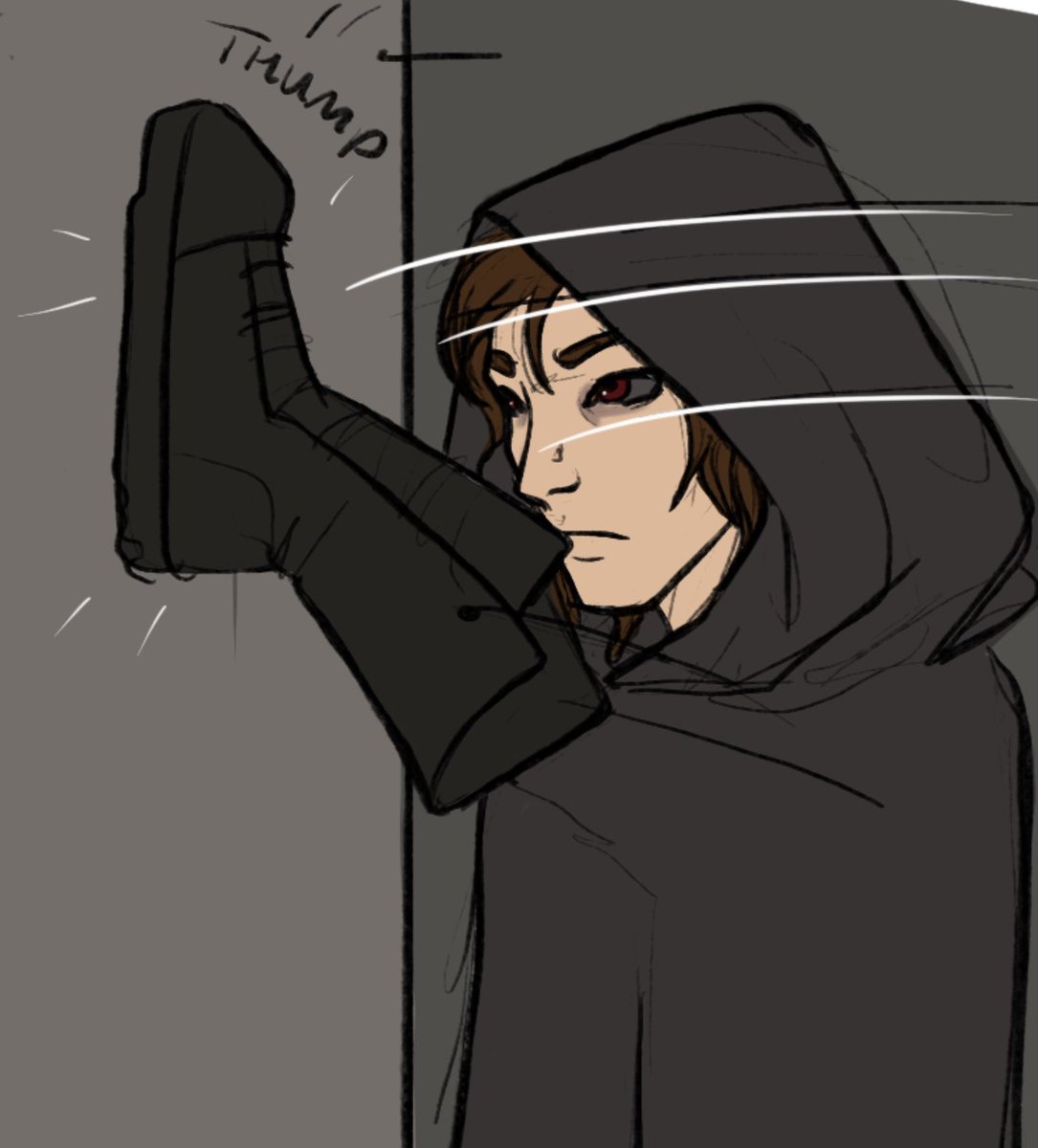 pip400art's tweet image. Mini comic of my #dnd game, Keres’ best friend Roden kidnapped her and is also evil now and Keres is PISSEEDDDD so she throws her boot at his head 
That’ll show him, Keres! 😂
#bffproblems #drawing #comic