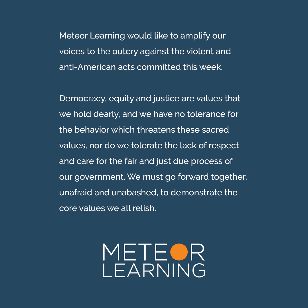 meteorlearning's tweet photo. We must again amplify our voices to the outcry against the violent and anti-American acts committed this week. https://t.co/JgLvTBUFaT
