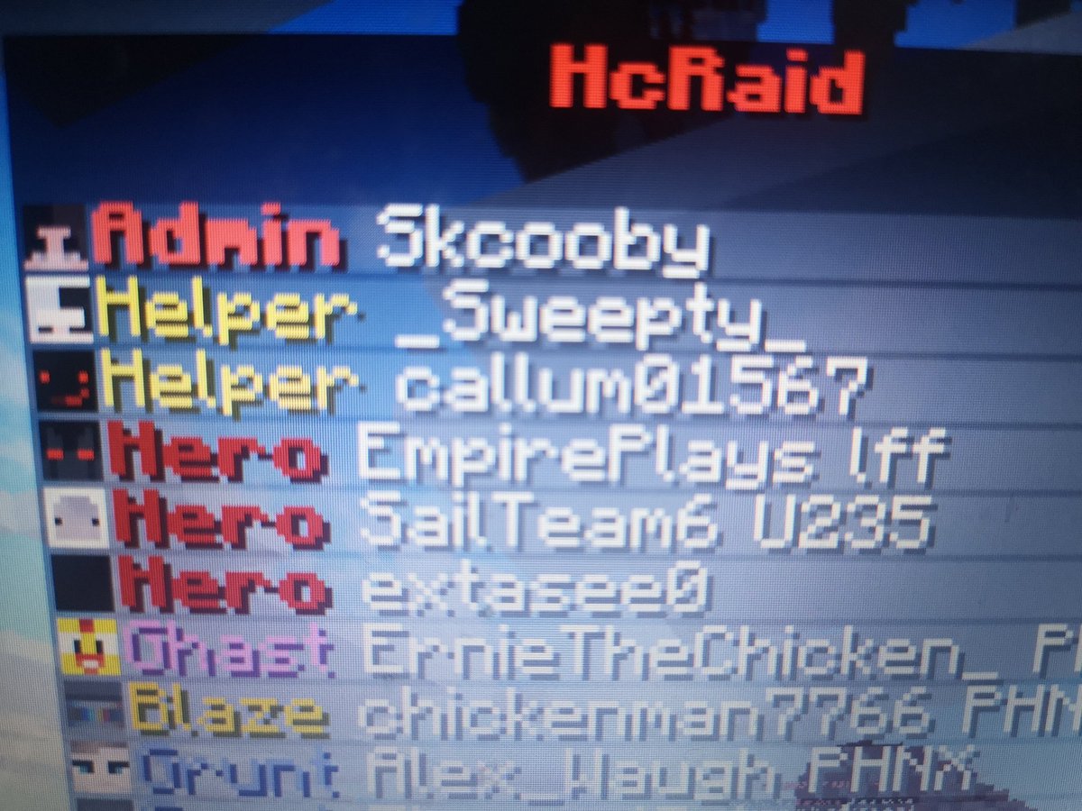 CallumHands2's tweet photo. #Minecraft #hcraid #gaming https://t.co/Bv5kag0ucG