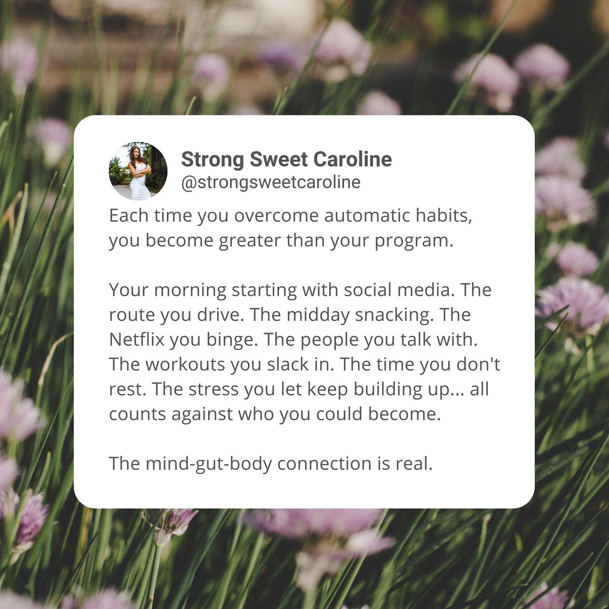 Strong sweet caroline