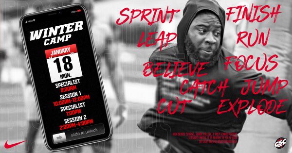 🚨CAMP ALERT🚨

We are hosting our Winter Camp on Monday, January 18th (MLK Day) for High School Student Athletes who would like Drill Instruction and Exposure‼️

Register at the link below - $40 Registration Fee

#2TheV1lle 

ngufootballcamps.godaddysites.com