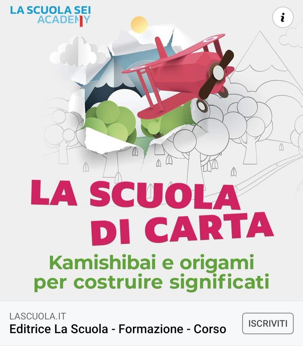 adelemariaveste's tweet photo. Corso di formazione 
Docenti scuola dell'infanzia
formazione@lascuola.it https://t.co/5zyB6IGpuY
