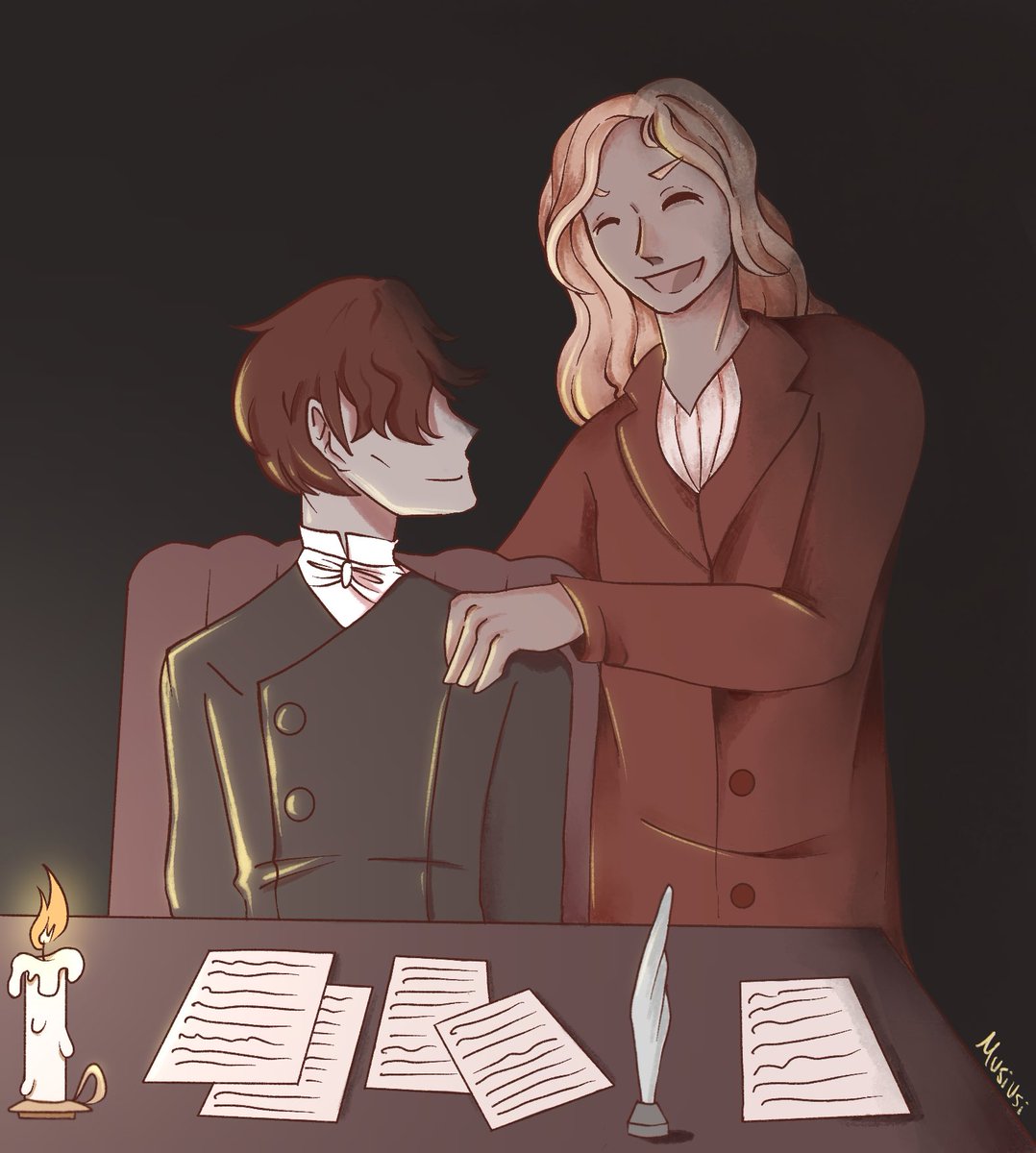 Musiusi_'s tweet photo. My gift for @nonnonnegative for the Ferdibert discord’s secret santa event! Hope you like it! ^^

#FE3H #Ferdibert https://t.co/WEocfL9CEo