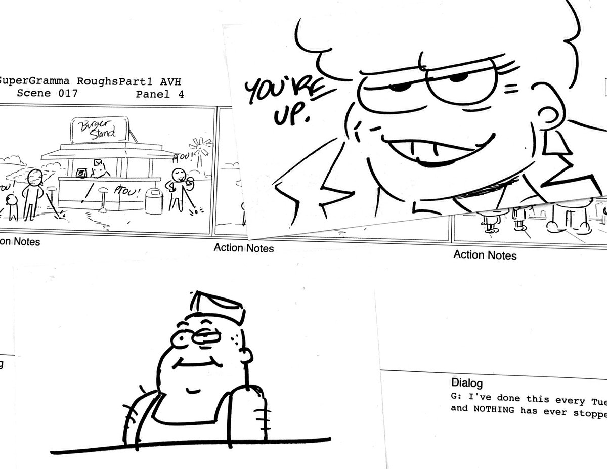 more concept doodlin and jokes (including a lot of cursed strethcy crickets, chris did the family guy one) 