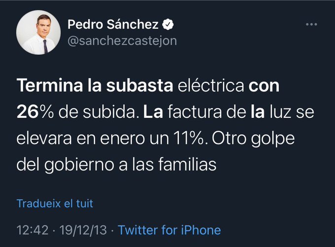 El caso es que en ambos casos, la oposición se lanzó a por el Gobierno acusándoles de favorecer a las eléctricas y culpabilizarlos de subidas del precio de la electricidad en el mercado mayorista, cuando realmente no es así. Me explico: