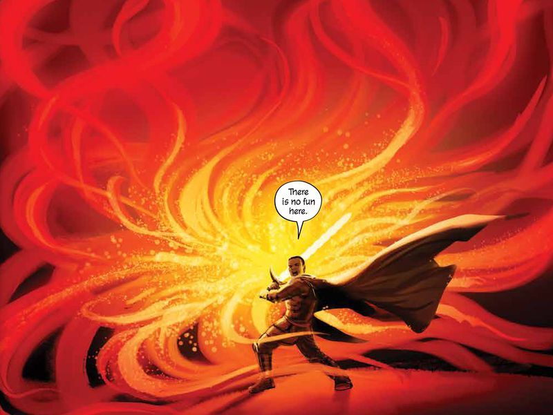IVWall's tweet photo. Today's #CharacterFocus is Matt, one six who was sucked into the world of Die, played the role a Grief Knight, who is useless until he is sad... at which point, he's unstoppable- his power scales with his sadness seemingly unlimited levels. First app: Die #1 (2018) #Comics https://t.co/9bIt3SdEuU