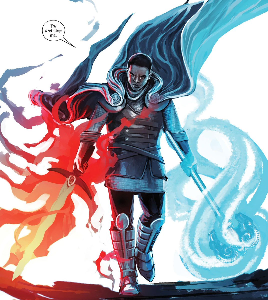 IVWall's tweet photo. Today's #CharacterFocus is Matt, one six who was sucked into the world of Die, played the role a Grief Knight, who is useless until he is sad... at which point, he's unstoppable- his power scales with his sadness seemingly unlimited levels. First app: Die #1 (2018) #Comics https://t.co/9bIt3SdEuU