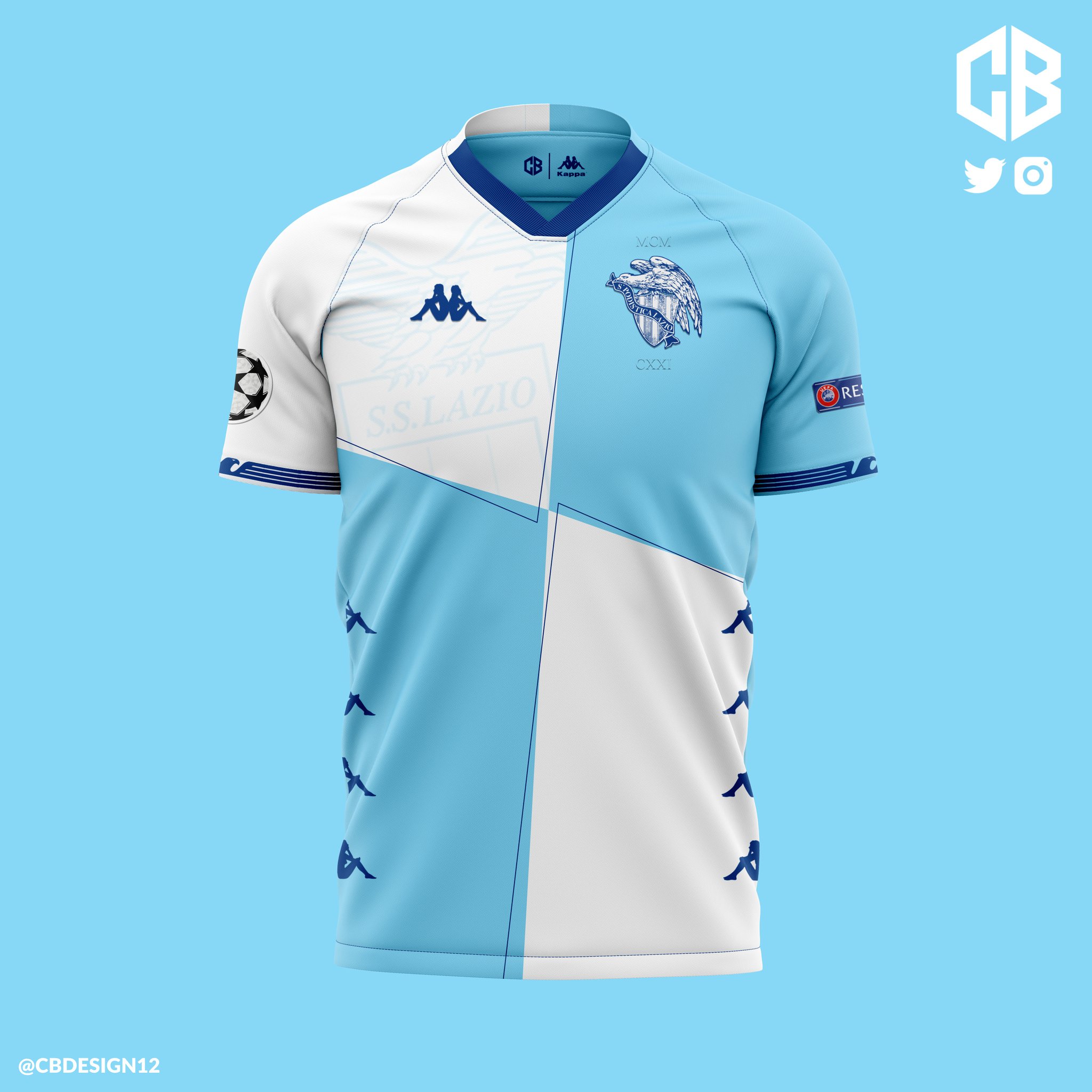 Van toepassing Voorkomen stok CB Design on Twitter: "✏️ SS Lazio | Fourth 👕 Kappa If you like it, please  🔄 and ❤. Thank you &amp; Forza Lazio! @OfficialSSLazio #Lazio #SSLazio  #SSL #CXXILazio #LaPrimaSquadraDellaCapitale #CmonEagles #Immobile #
