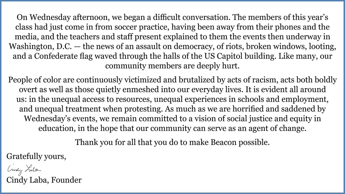 beaconboston's tweet photo. A response to the assault on the Capitol: https://t.co/8oyEb8O0Yb