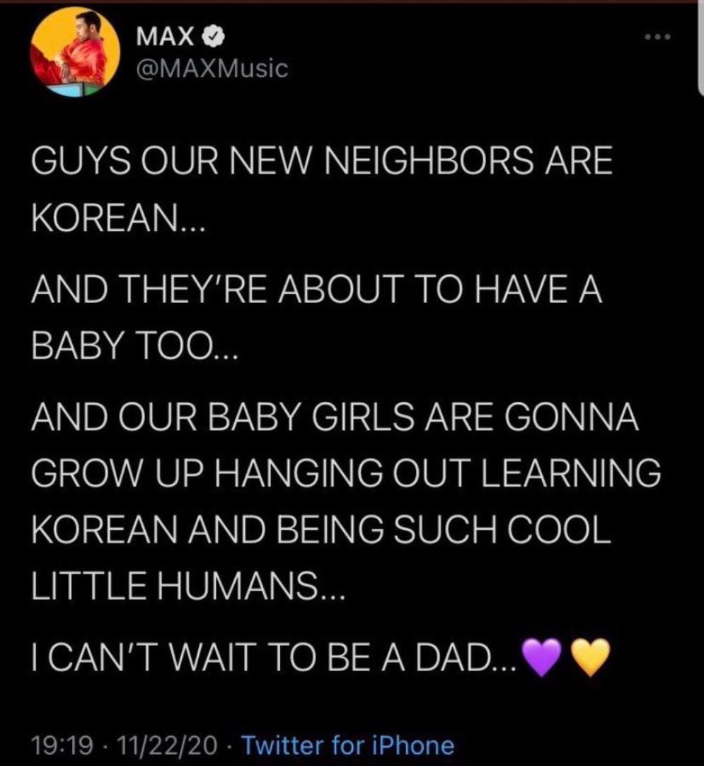 He tweeted this and deleted it after being called a koreaboo & using a Purple Heart...