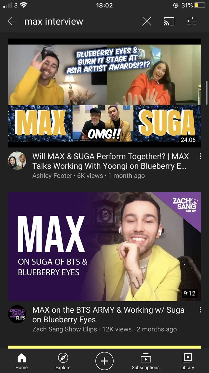 All of Max interviews are about and mention Y00ng1 on YouTube.