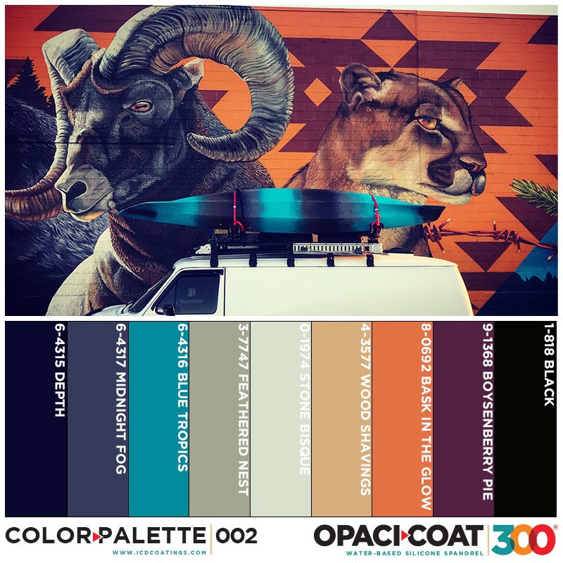ICDCoatings's tweet image. Seeking Rocky Mountain vibes? OPACI-COAT-300 Color Palette 002 packs twice the color power punch.
Which team are you on?
🐏 Bighorn Sheep
🐆 Mountain Lion
Ordering coated glass samples is easy - Capture the color number + name then click bit.ly/39bACRD 
#color #design