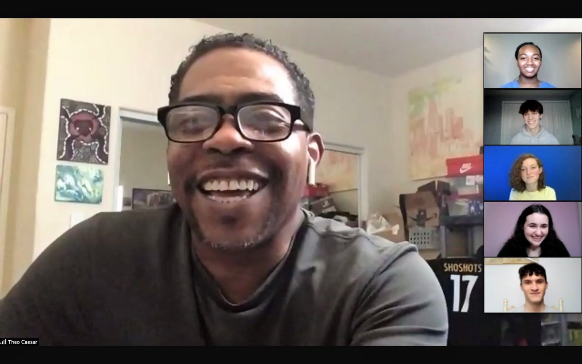 Completely transitioned! Thanks to some wonderful students &amp; staff, we now have the world's only fully immersive six-day, twenty-four-hour resident performing arts experience on the internet. Photo: Class w. L.A. agent Theo Caesar. <a href="/90210Talent/">90210Talent</a> beginningsacademy.org