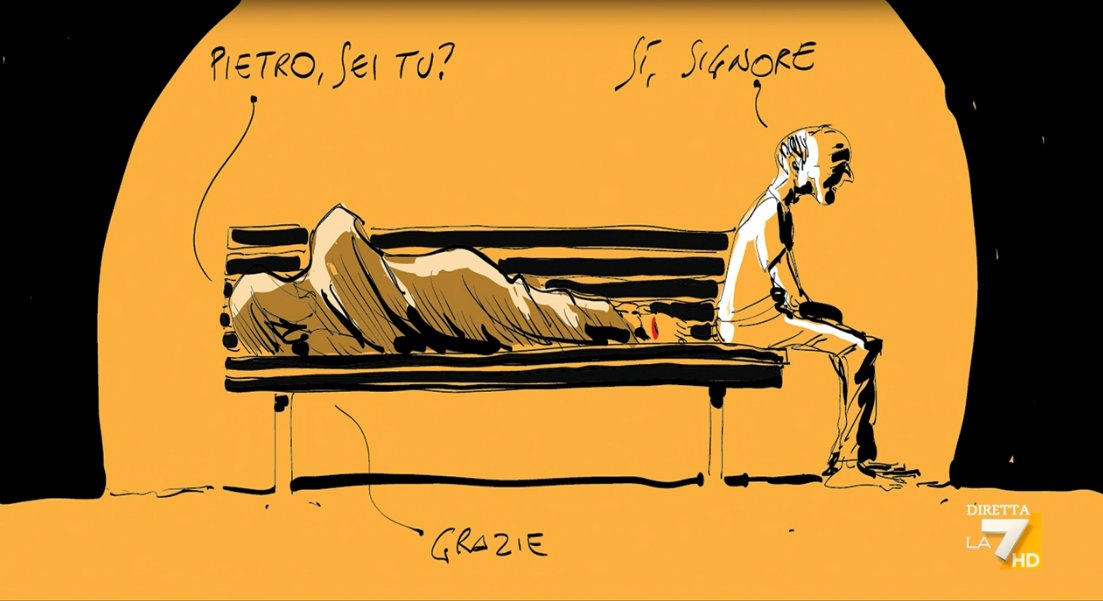 Pietro, sei tu?

#propagandalive <a href="/makkox/">makkox</a>