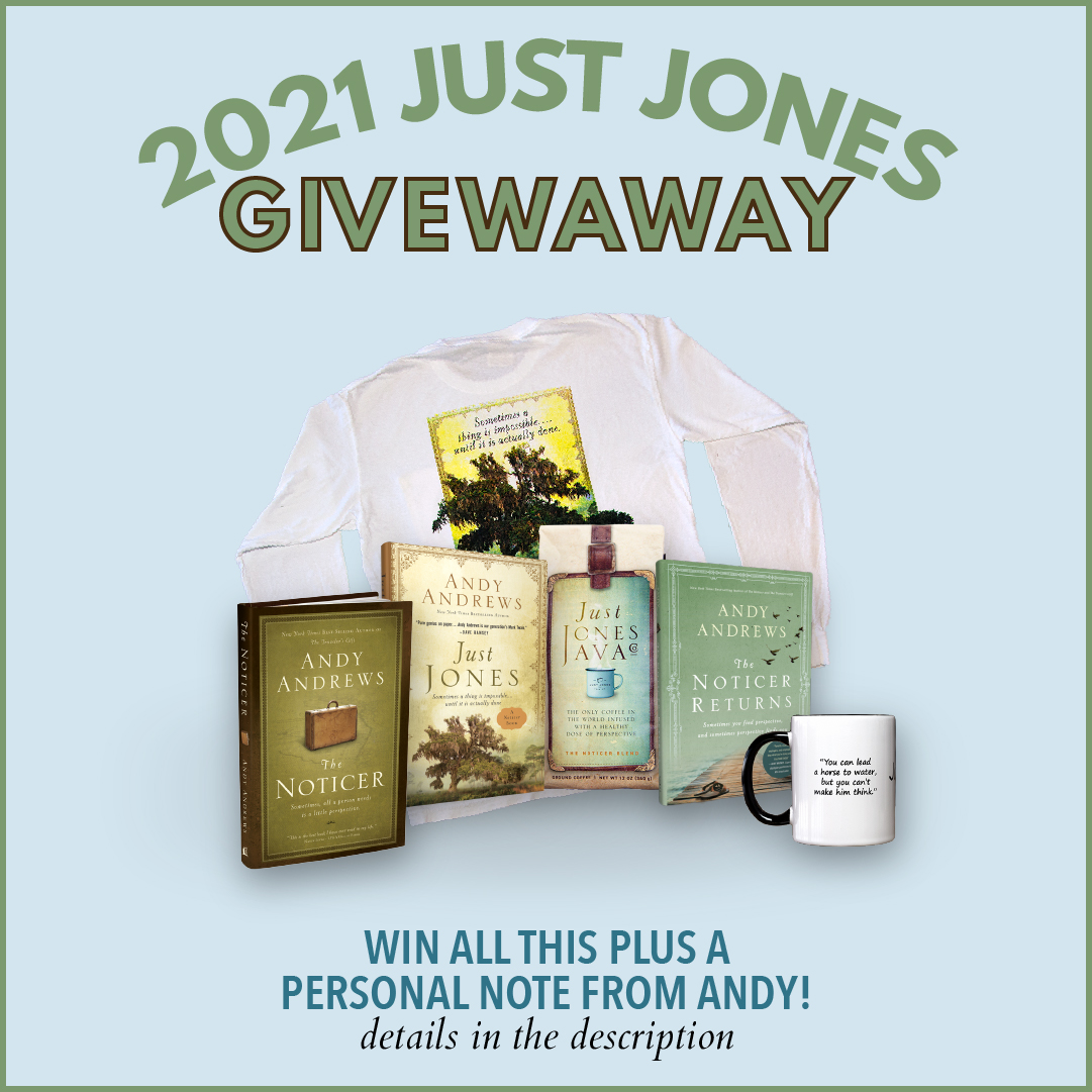 Just Jones Giveaway! Retweet, mention two friends, and follow me to enter. The winner will be announced January 14 on The Blue Plate Special!