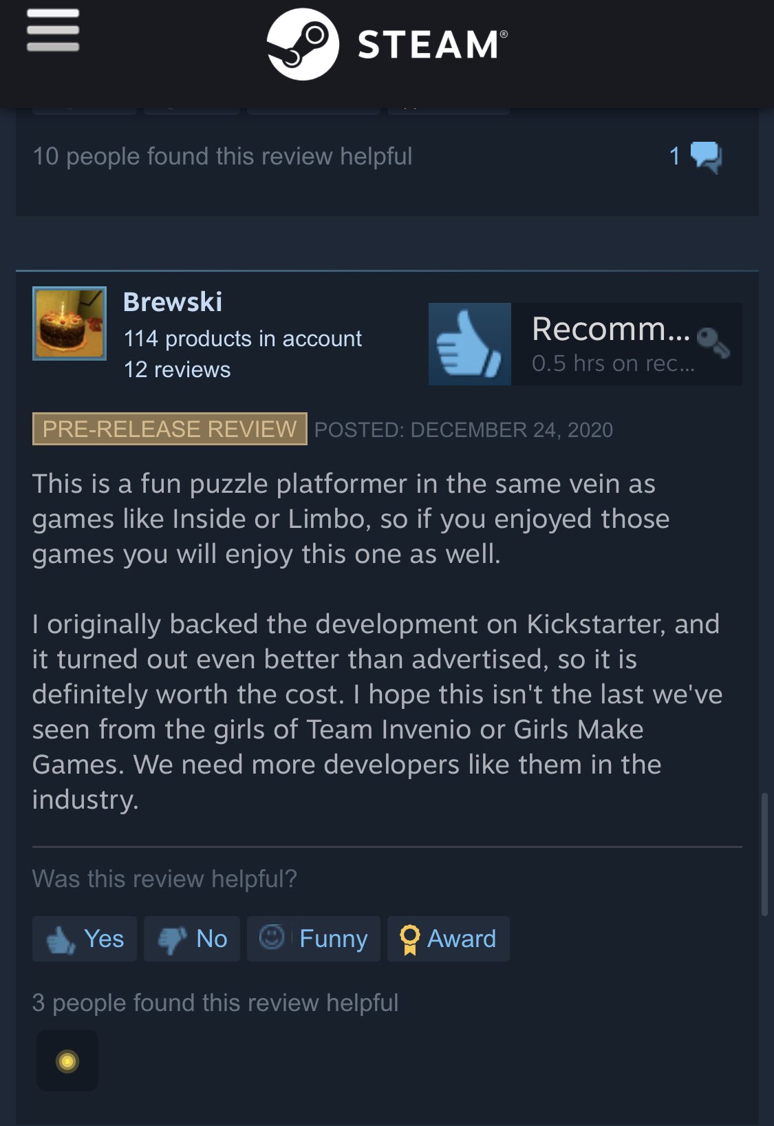 End Game — We Make Games