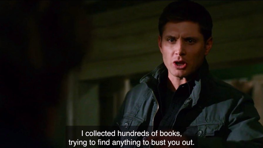 dean was living his dream; life with a woman that loves him and a kid that felt like his and yet he would rather have his brother. “you finally had what you wanted”“I wanted my brother, alive!”
