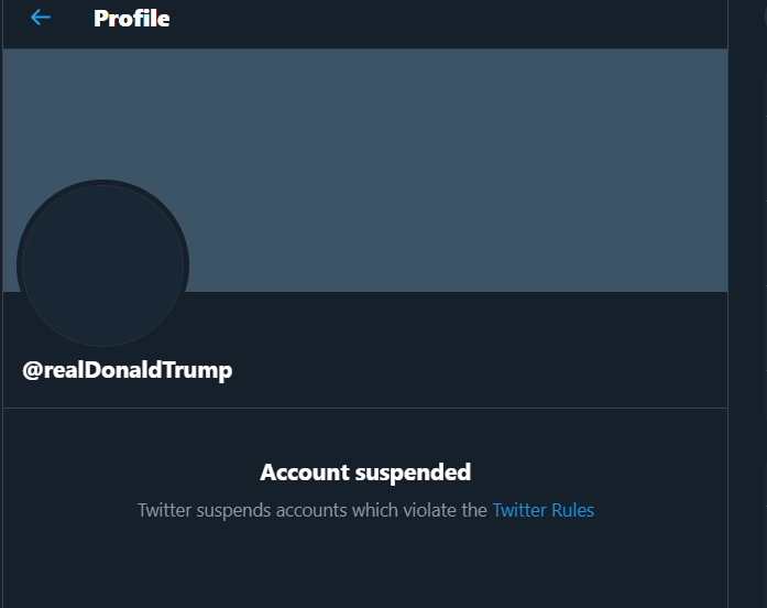 What happened? @realDonaldTrump