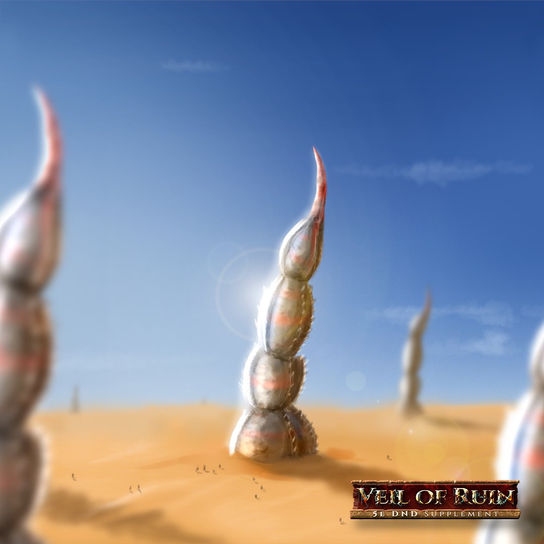 ProDarkWater's tweet photo. Sand Karu

Created by the Scorpion Goddess Ishahara at the dawn of time, Sand Karu have long called the deserts of the world home. Surviving in arid environments throughout the lands through the use of subtle magic.

#tabletop #kickstarter #dnd #tabletopgaming #games #rpg #ttrpg https://t.co/22xwZMbp8N
