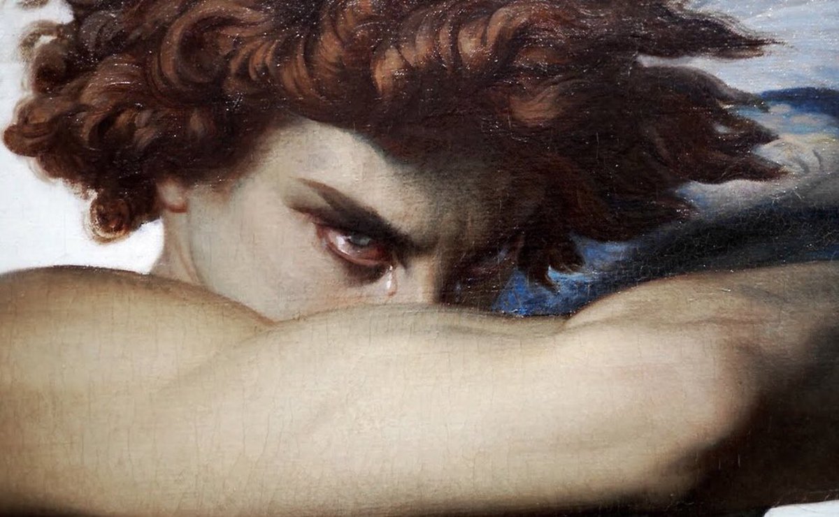 Alexander Cabanel'in Fallen Angel tablosu misali