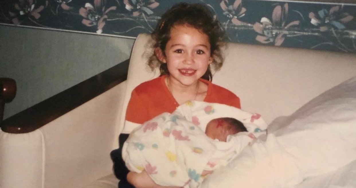 Miley Cyrus wishes little sis Noah Cyrus a happy birthday with an adorable throwback pic   