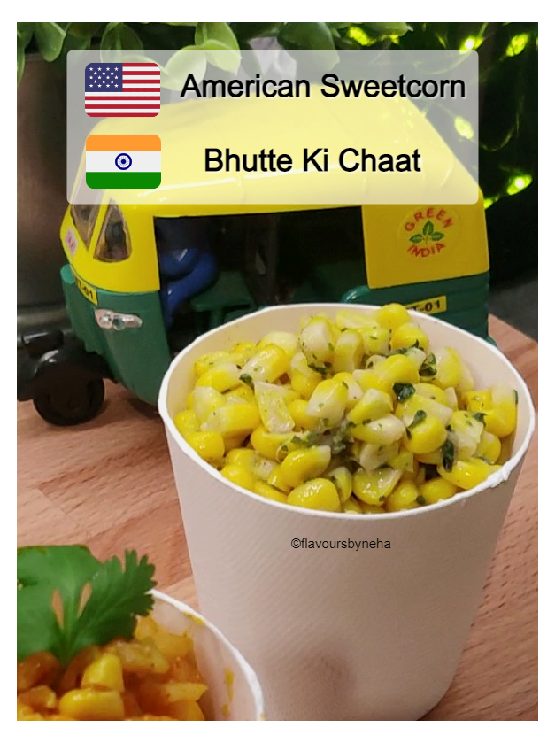 flavoursbyneha's tweet photo. #USAvsIndia #indiavsusa #USvsIndia 
🇺🇸 American Sweet Corn 
🇮🇳 Bhutte Ki Chaat https://t.co/10c35KYRty