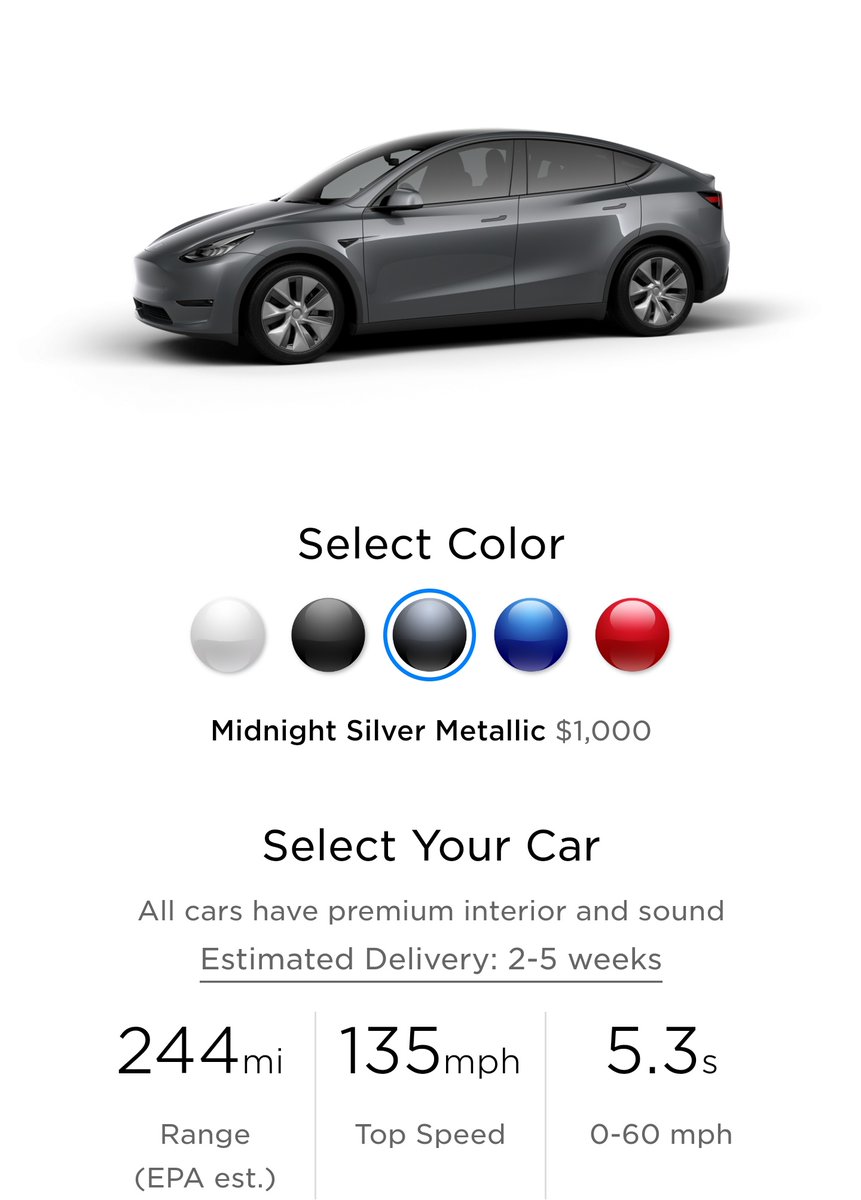 Se armó!!!!!! #ModelYStandardRange acaba de salir a precio de #Model3 con 400km de autonomía 🔌🔋⚡⚡pronto la tendremos en <a href="/gigaauto/">GigaAuto RD</a>