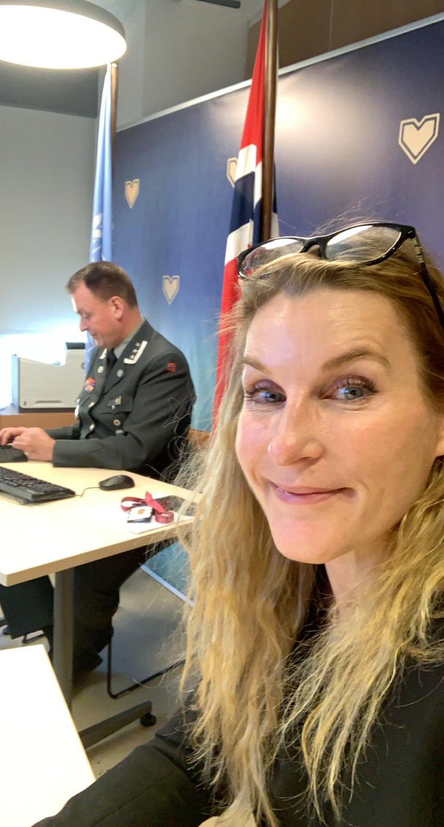 NorwayUN's tweet photo. #DYK Norway’s deputy military advisor is the 🥇woman in a civilian position accepted to serve as a formal member of MSC since its establishment in 1️⃣9️⃣4️⃣6️⃣!💪🏽🌍 

The 🇺🇳 #SecurityCouncil Military Staff Committee discussed @UNSMILibya in today’s meeting.

#NorwayUNSC #WPS https://t.co/IiE53iKjdC