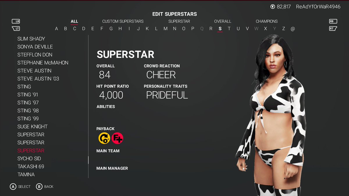 Tfranklin2021's tweet photo. @DojaCat creation on 2k19 beginning
#DefJam2k20
@BigRighteous @CJ_CAD50 @Dre41Gaming @TheJohnnyLeal @D0VEZ78 @MisterFiendX @JoeMashups @NODQCreations @CawsEj @RJ_Awesome1 @Iconic2k @kuzmac82 , texture for the PS4 people! https://t.co/pLprWB8aWs