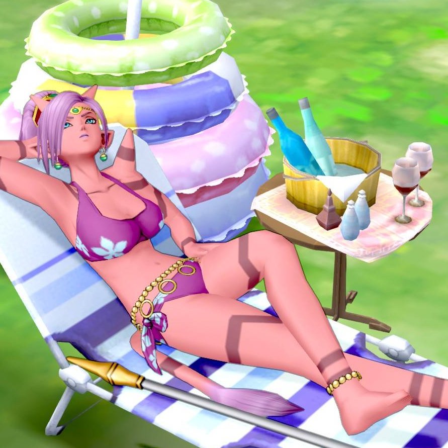 賢者ルシェンダ様ってオーガなのに尻尾が無いんだな（左）と思ったら