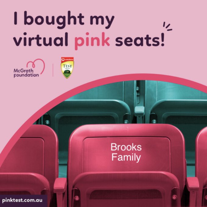 anthonyjbrooks's tweet photo. In memory for those who’ve passed and support for those who are fighting or in remission of breast cancer 💪🏼 💗 #PinkTest #cricketnation https://t.co/E3e5vI3FB8