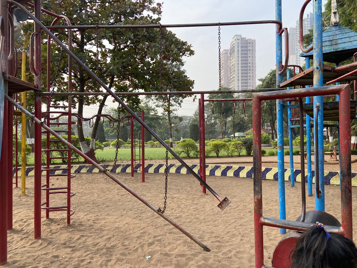 Kanchan Dodeja (@kanchandodeja) on Twitter photo The state of the play area in the otherwise beautifully maintained Bhakti Park Garden, Wadala, Mumbai. Is this what our children deserve? Unsafe, broken down, rusted jungle gyms? <a href="/mybmc/">माझी Mumbai, आपली BMC</a> <a href="/mybmcedu/">BMC Education Department</a> The state of the play area in the otherwise beautifully maintained Bhakti Park Garden, Wadala, Mumbai. Is this what our children deserve? Unsafe, broken down, rusted jungle gyms? <a href="/mybmc/">माझी Mumbai, आपली BMC</a> <a href="/mybmcedu/">BMC Education Department</a>