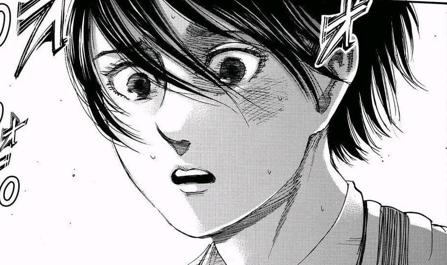 imallsimp4u's tweet photo. That look 💔
#aotchapter136 https://t.co/uWWrQsjZhJ