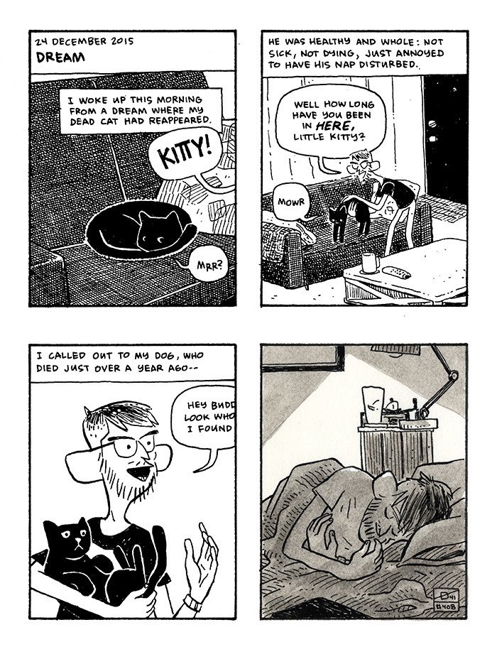 been having a lot of weird and vivid dreams lately. I've always loved this comic from @dustinharbin and pull it out from time to time.