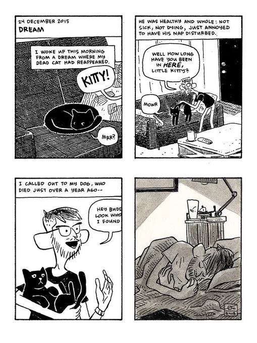 been having a lot of weird and vivid dreams lately. I've always loved this comic from @dustinharbin and pull it out from time to time. 
