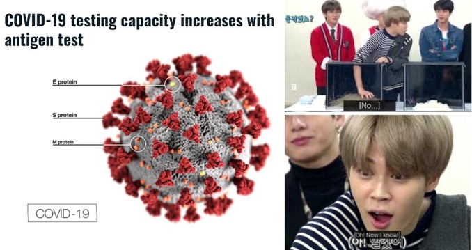 There are also alternative tests that use antigens (proteins on the surface of the virus) on COVID-19 to detect its presence. These are currently being developed to be used as over-the-counter tests and aren't as common.
