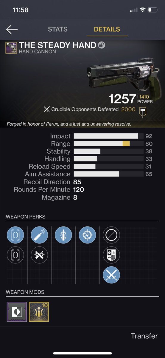 shininglucifer_'s tweet photo. Still steadily climbing like it’s namesake ☺️
#Destiny2 #thesteadyhand https://t.co/OJPHBcIdpc