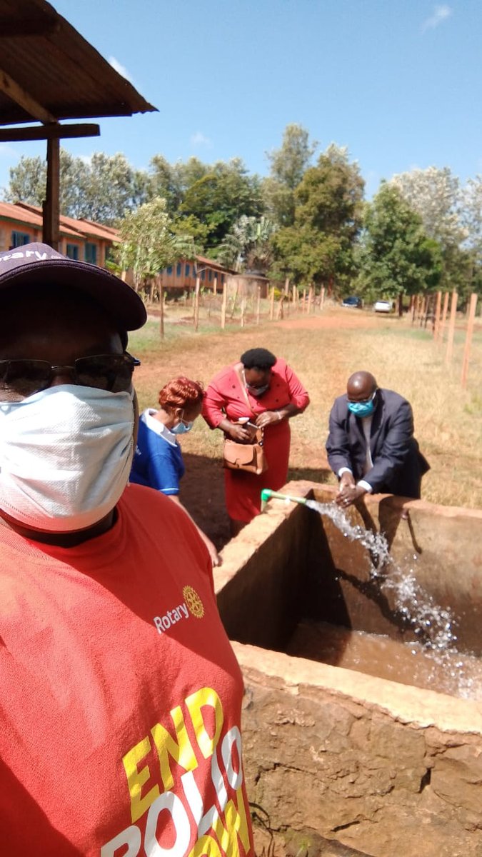 Kenya Water Well Project - clean water and good health. 
THANK YOU for donating over £12,300 for 2,500 Kenyan School Children in our December campaign. Ena School Well complete.  Clean water available. 700 trees/70 banana stems planted. Work started on next well at Magaca School
